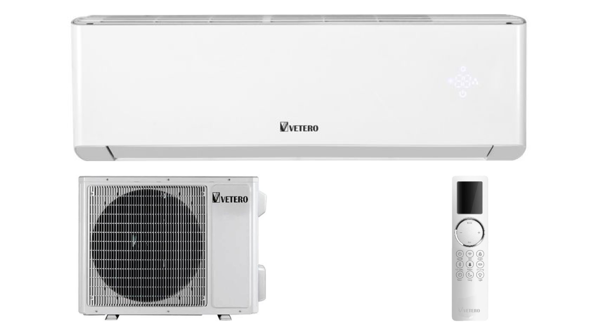 Купить Тепловой насос VETERO Diletto Inverter V-S09DHPAC (92 600 руб) в  Воронеже с гарантией и установкой